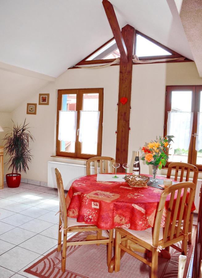 Gite La Maison Bleue Bergheim Exterior foto